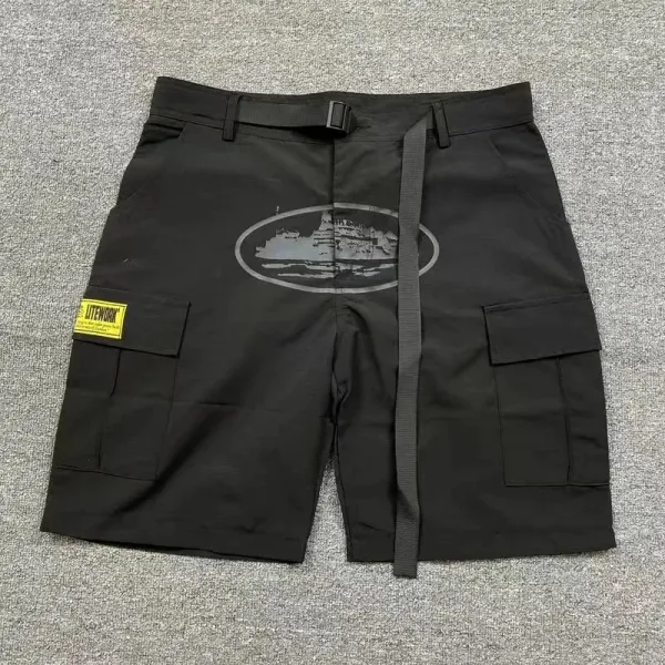 LITWORK Cargo Shorts Black - 1