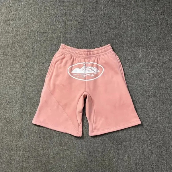 Off-White x Unknown Collaborator Pink Logo Shorts - 1