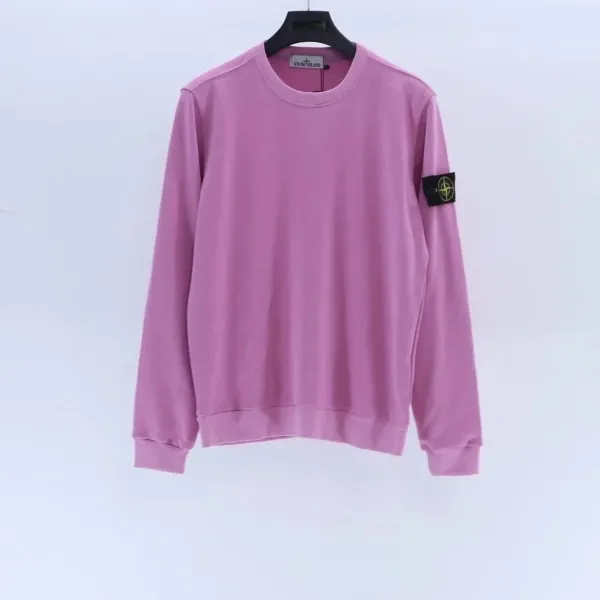 Stone Island Crewneck Sweatshirt Pink - 1