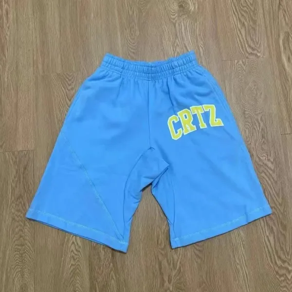CRTZ Logo Shorts Blue - 1