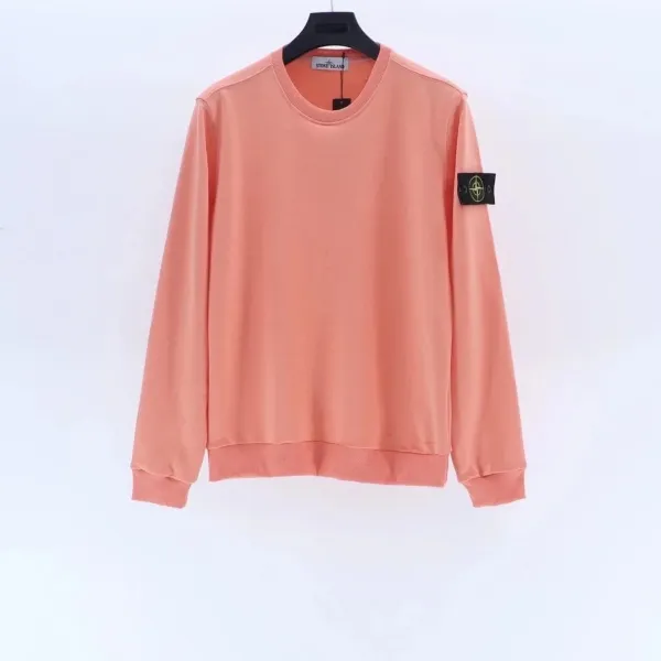 Stone Island Crewneck Sweatshirt Coral - 1
