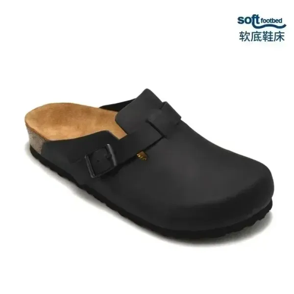 Birkenstock Boston Soft Footbed Mocha Suede Clog - 14
