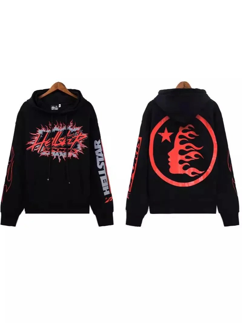 Hellstar Flame Design Hoodie [