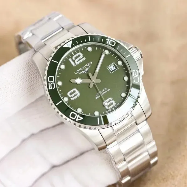 Longines Hydroconquest Green Dial Automatic Watch - 1