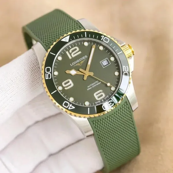 Longines Hydroconquest Green Dial Automatic Watch - 1