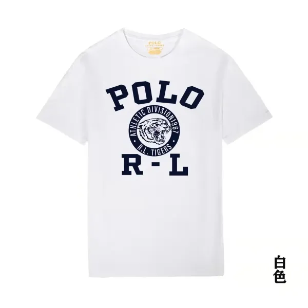 Polo Ralph Lauren Athletic Division Tiger Graphic T-Shirt White - 1