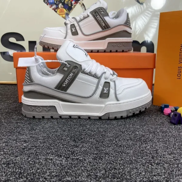 Louis Vuitton Archlight White Gray Chunky Sneakers - 1