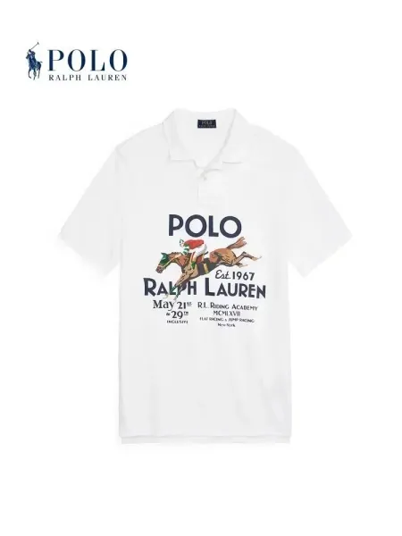 Polo Ralph Lauren Racing Academy Graphic Polo White - 1