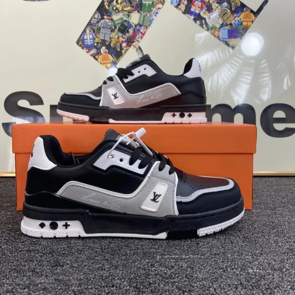 Louis Vuitton Archlight Black Gray White Sneakers - 1