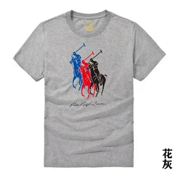 Polo Ralph Lauren Big Pony T-Shirt Heather Gray - 1