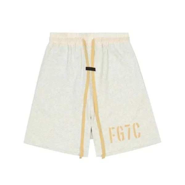 Fear of God Essentials FG7C Heather Gray Shorts - 1