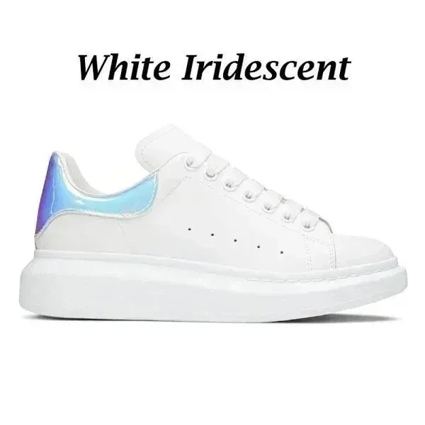 Alexander McQueen Oversized Sneaker White Iridescent Sneakers - 1