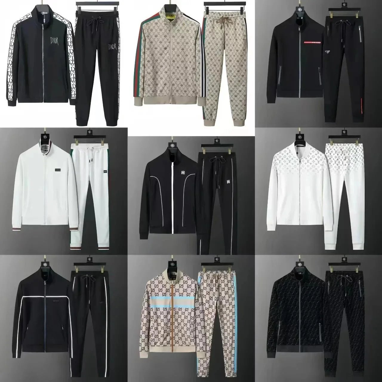 Dior Black Zip-Up Tr