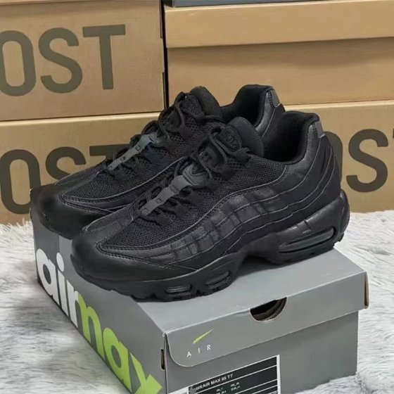 New Foreign Trade Cross-border Original Colorway Running Shoes Max 95 Full-Length Visible Air Cushion Shoes Large Size