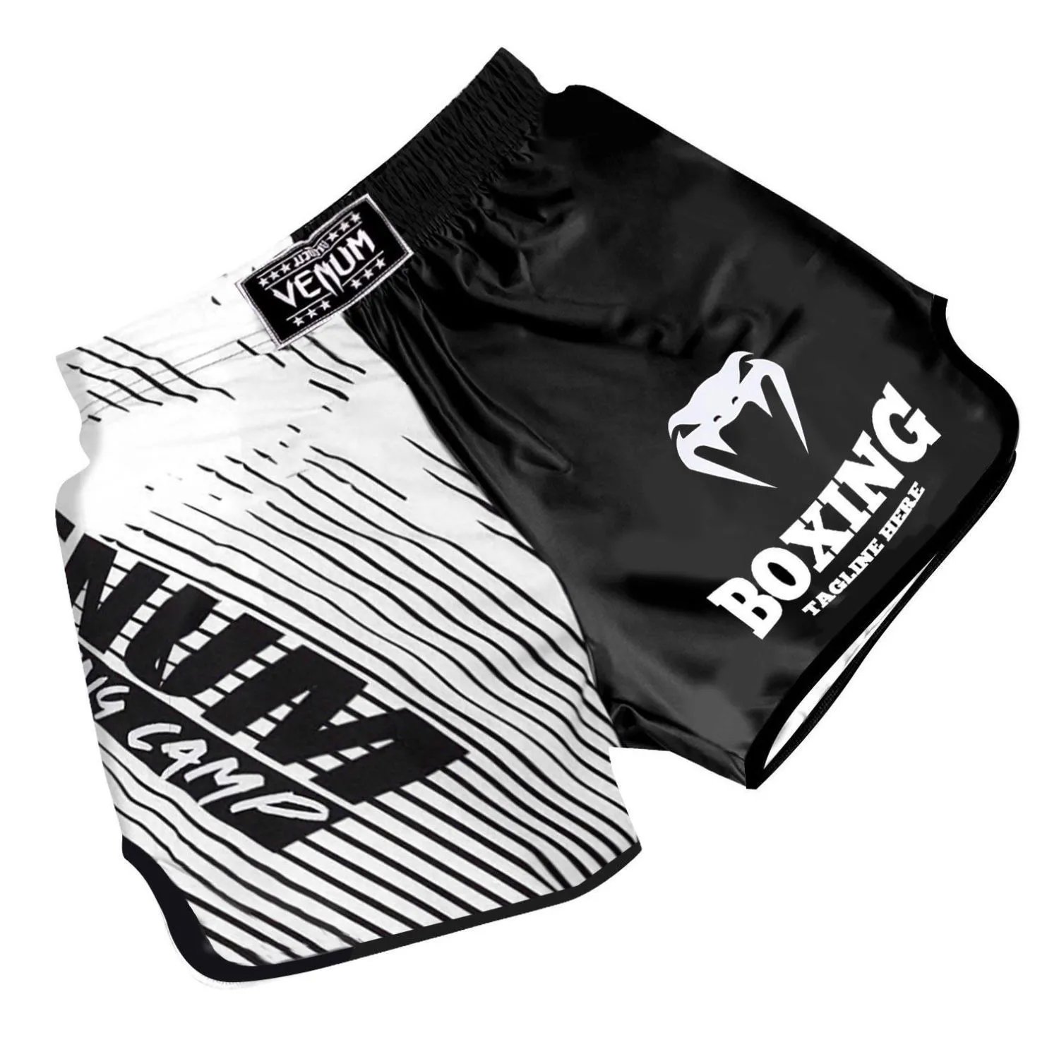 White Line Shorts