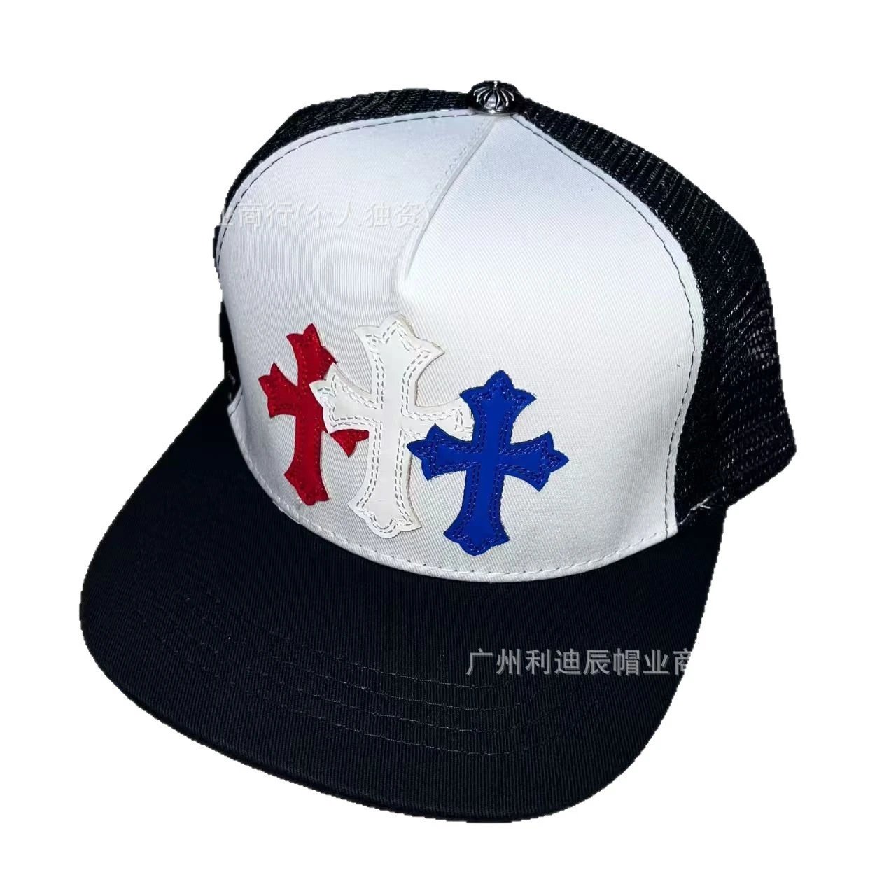 Red Blue Label White