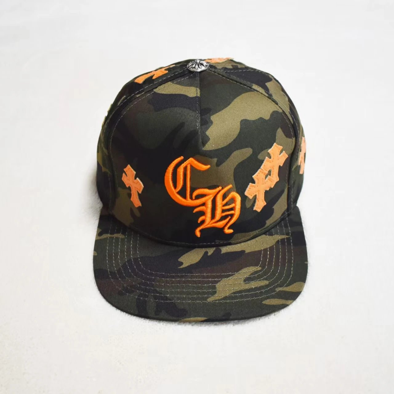 CH+Cross Leather Label Camouflage