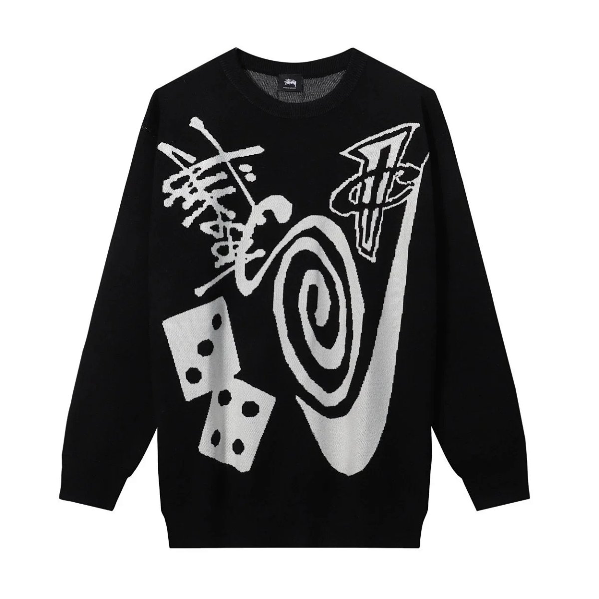 Stussy Oversized Knit Sweater Pink product detail 2 in Litbuy spreadsheet finds
