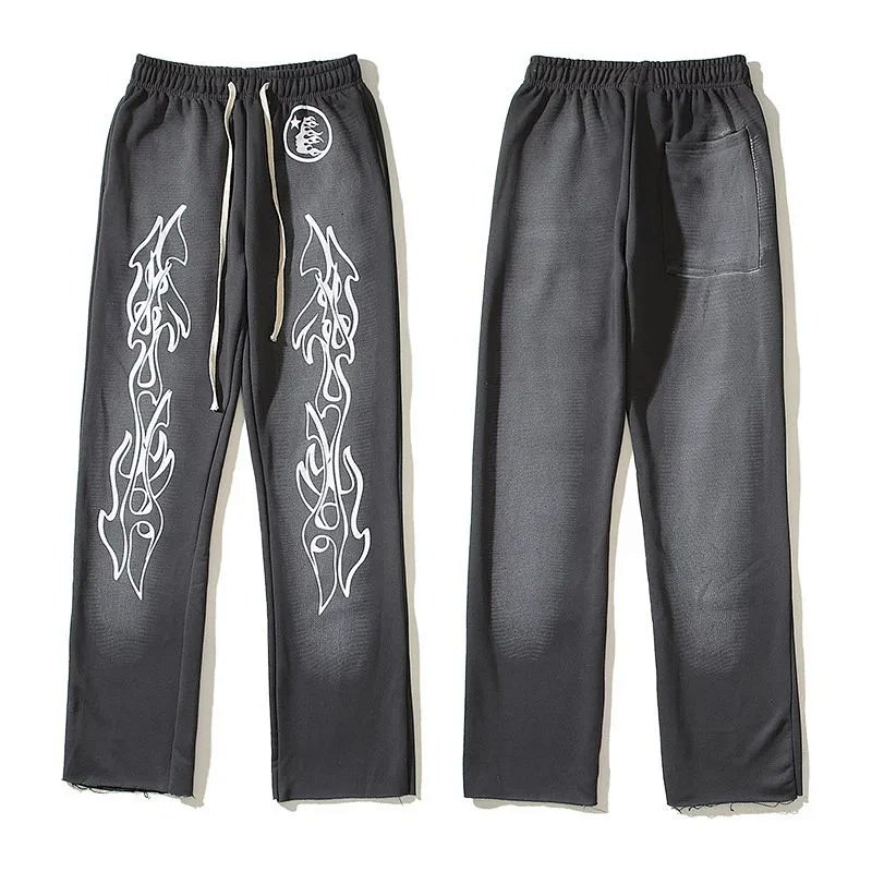 Hellstar School of Enlightenment Sweatpants Gray Beige product detail 22 in Litbuy spreadsheet finds