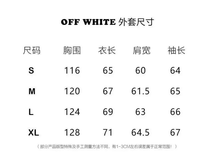 Off-White Deep Meditation Varsity Jacket Black / White / Orange Outerwear product detail 2 in Litbuy spreadsheet finds