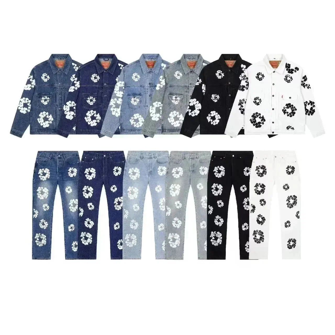 Levi's Denim Tear Jacket / Jeans Set [28 styles]