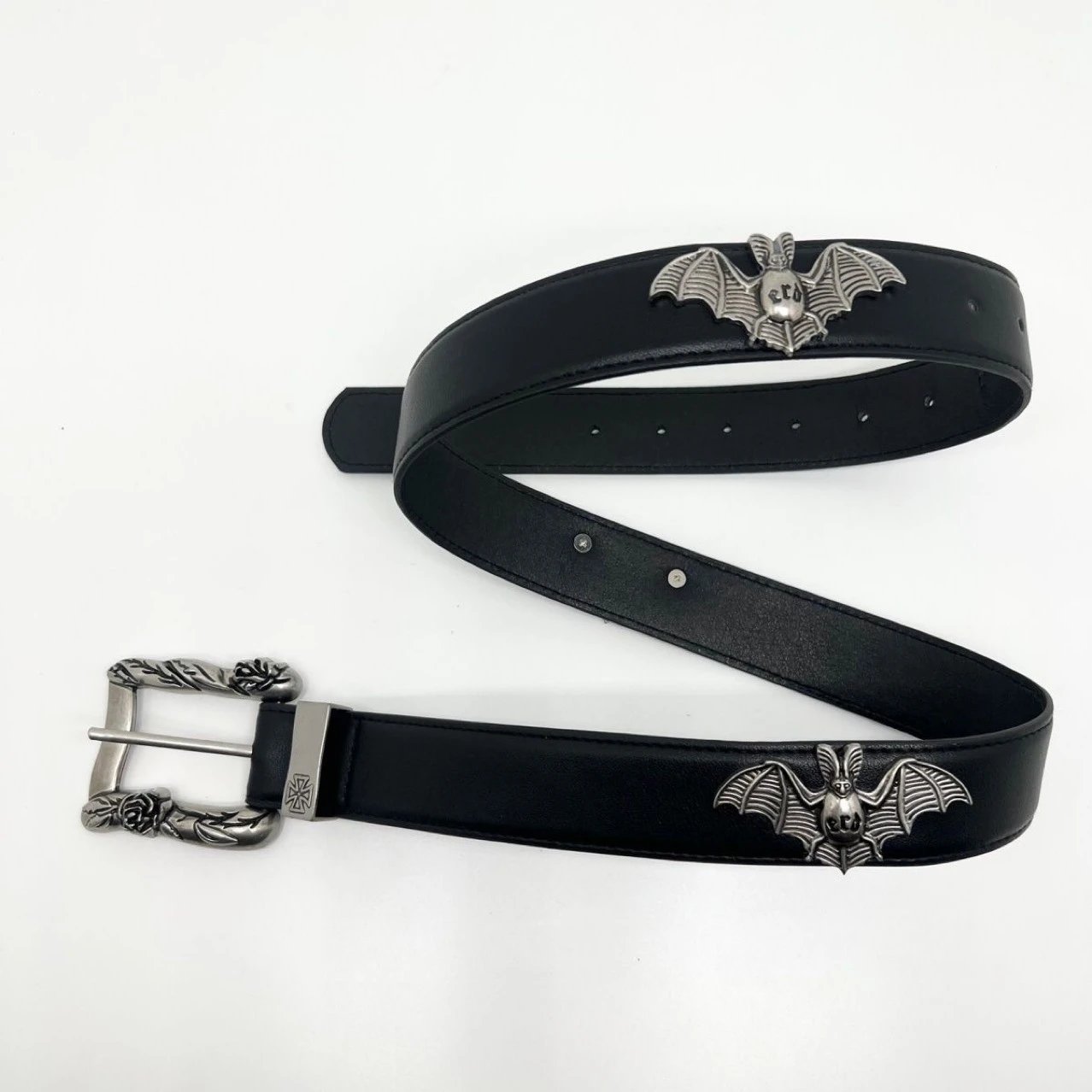 ERD Melancholic 2nd Gen Bat Belt Vintage Distressed High-Street Punk Belt Unisex Waist Belt