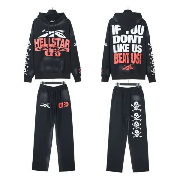 Reebok x No Guts No Glory Distressed Black Sweatpants - 25