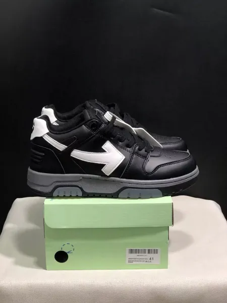 Off-White Arrow Low Black/White/Gray Sneakers - 1