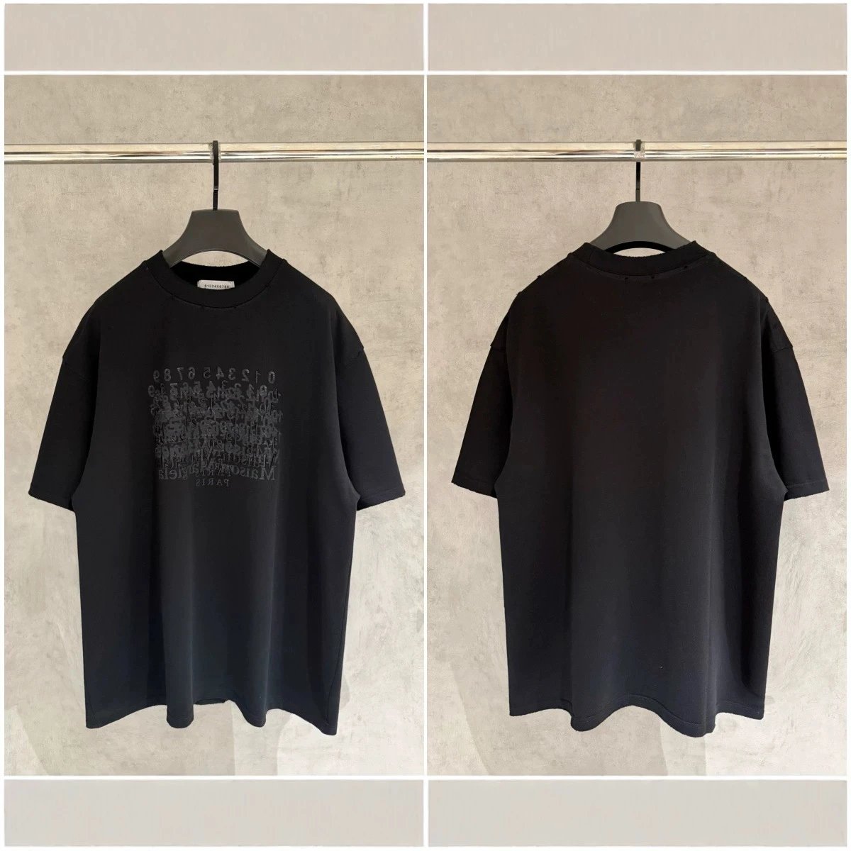 Letter Embroidered Short Sleeve T-Shirt