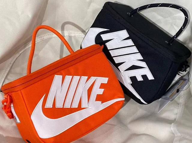 Nike Swoosh Logo Box Bag Black/White Crossbody Bag - 4