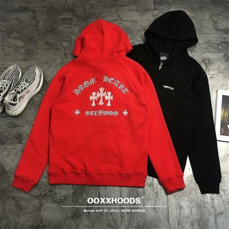 Cross Symbol Thin Hoodie
