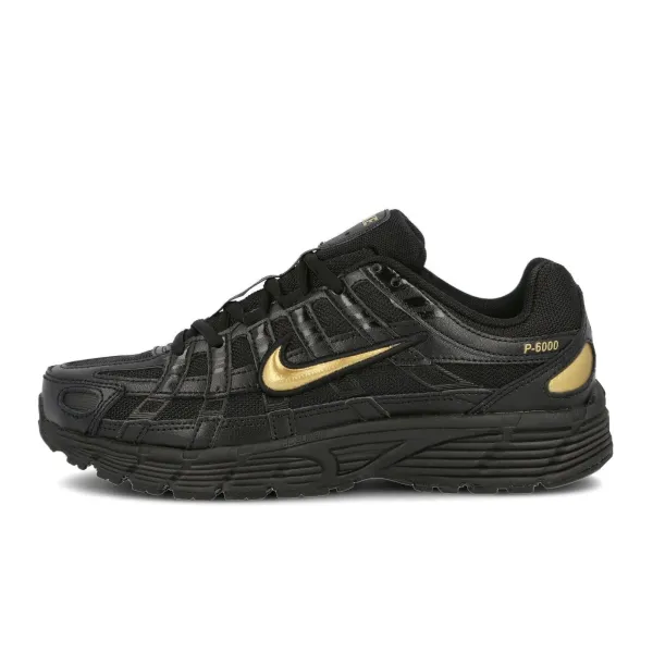 Nike P-6000 Black and Gold Running Shoes - 1