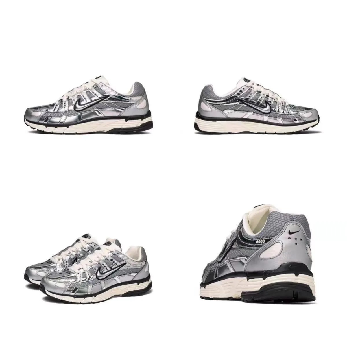 Nike P-6000 Black/White Sneakers - 3