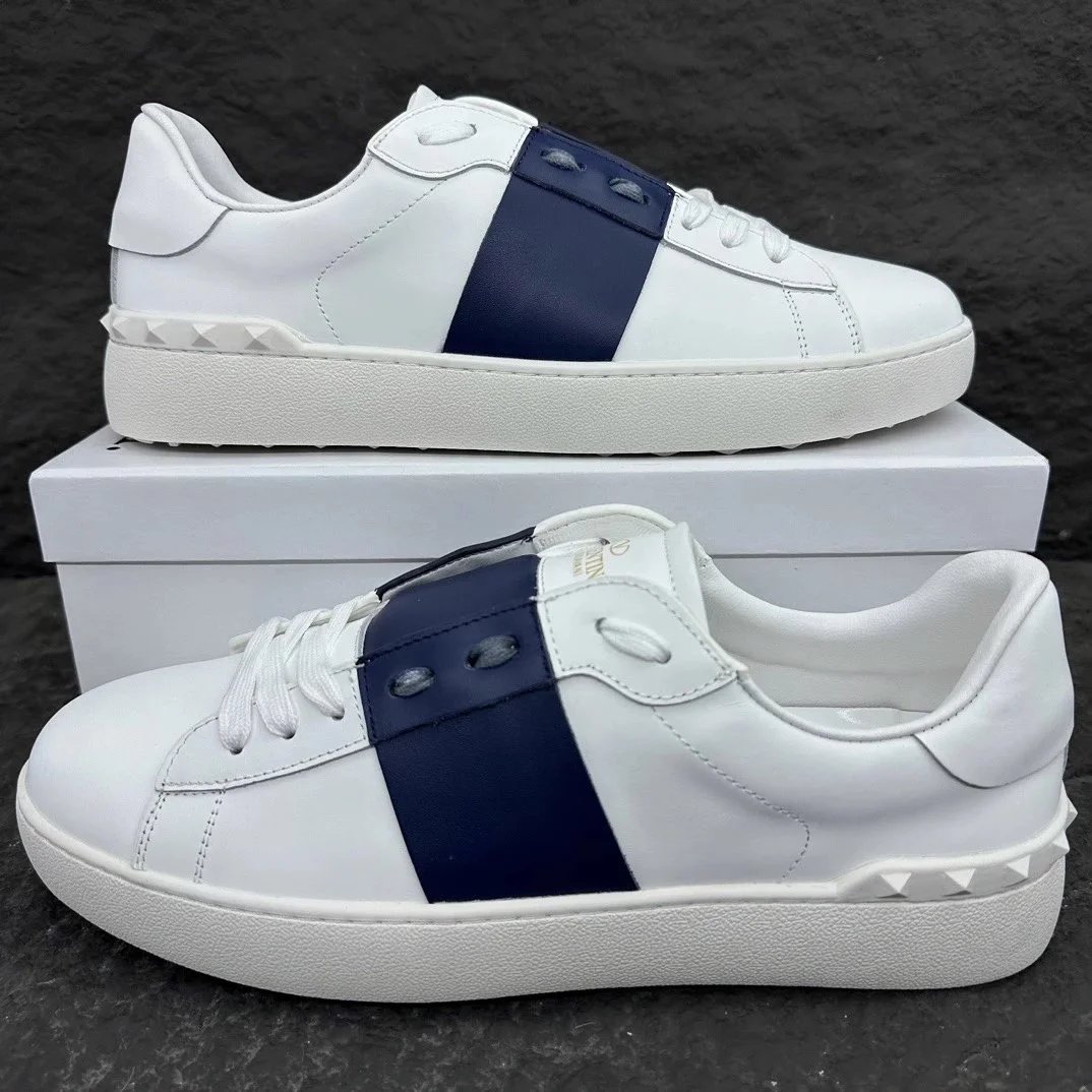 小白鞋双拼藏青