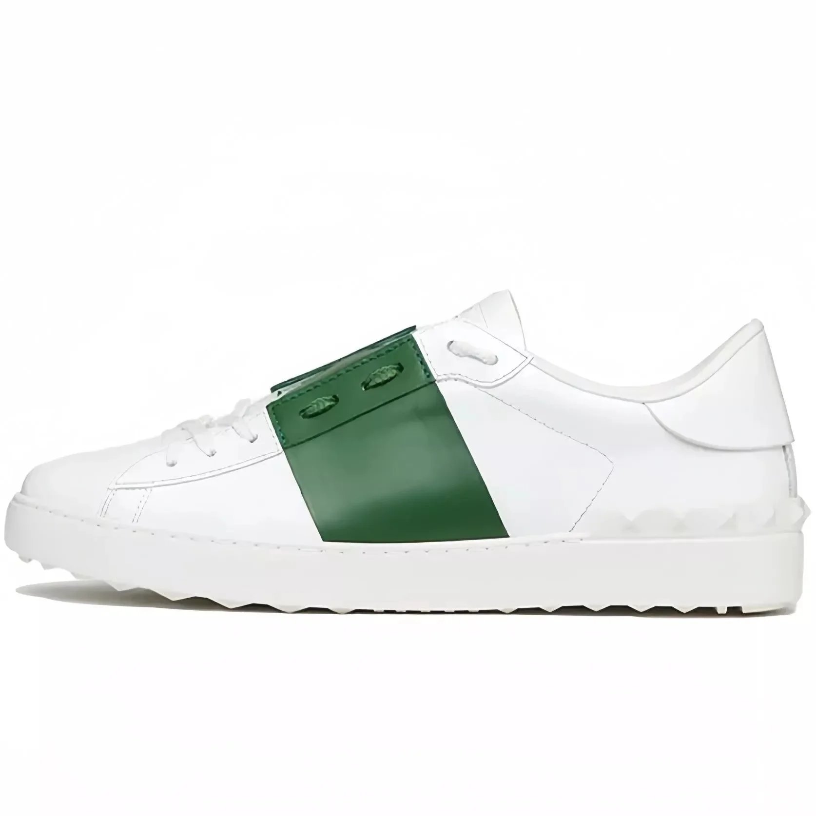 小白鞋白拼绿
