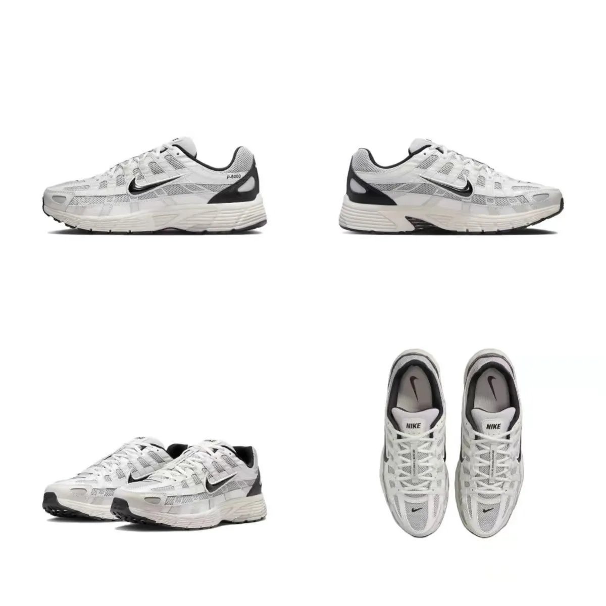 Nike P-6000 Black/White Sneakers - 5