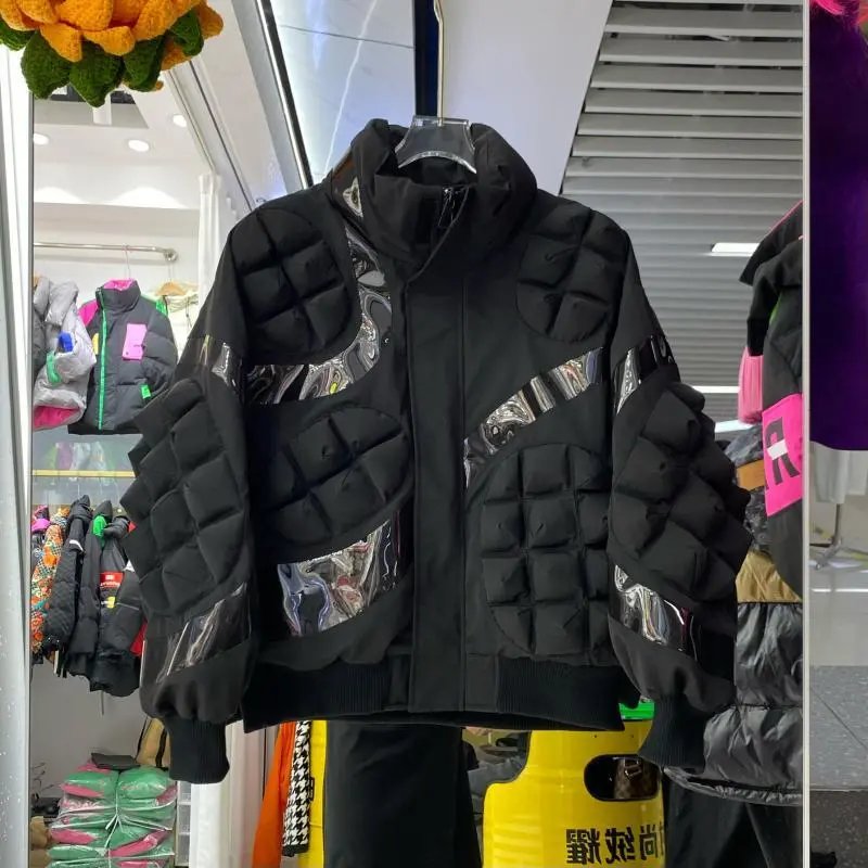 Patchwork Down Jacket
