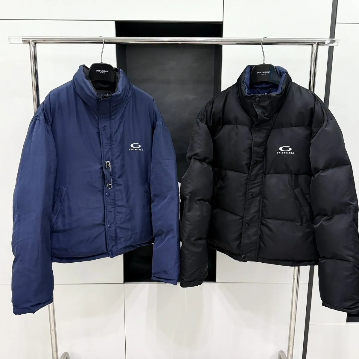Balenciaga Pin Detail Down Jacket