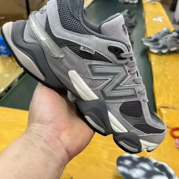 New Balance 9060 Beige Green Chunky Sneakers - 18