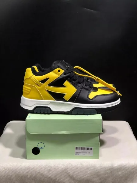 Off-White Odsy-1000 Black Yellow Sneakers - 1