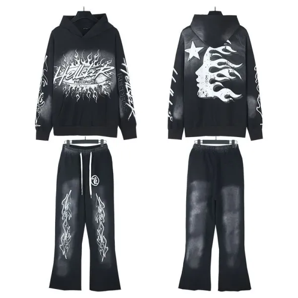 Reebok x No Guts No Glory Distressed Black Sweatpants - 15