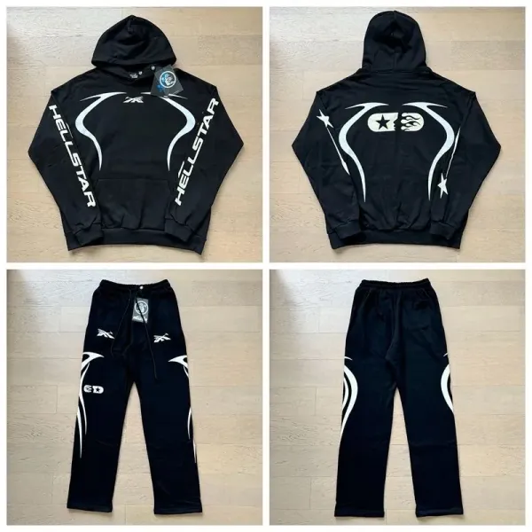Reebok x No Guts No Glory Distressed Black Sweatpants - 34
