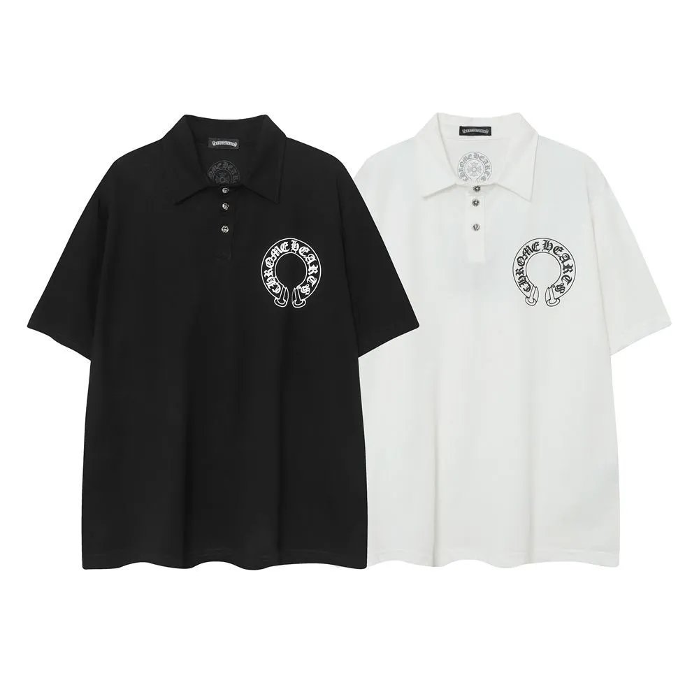 American Style Loose Casual Collar Polo Shirt