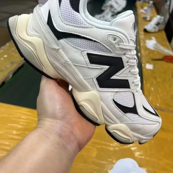 New Balance 9060 Beige Green Chunky Sneakers - 16