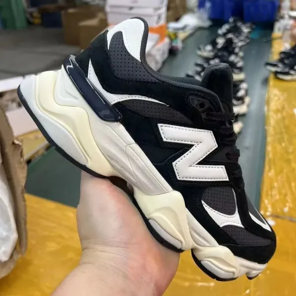 New Balance 9060 Beige Green Chunky Sneakers - 19