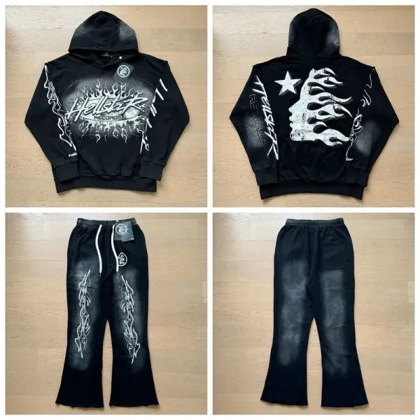 Reebok x No Guts No Glory Distressed Black Sweatpants - 33