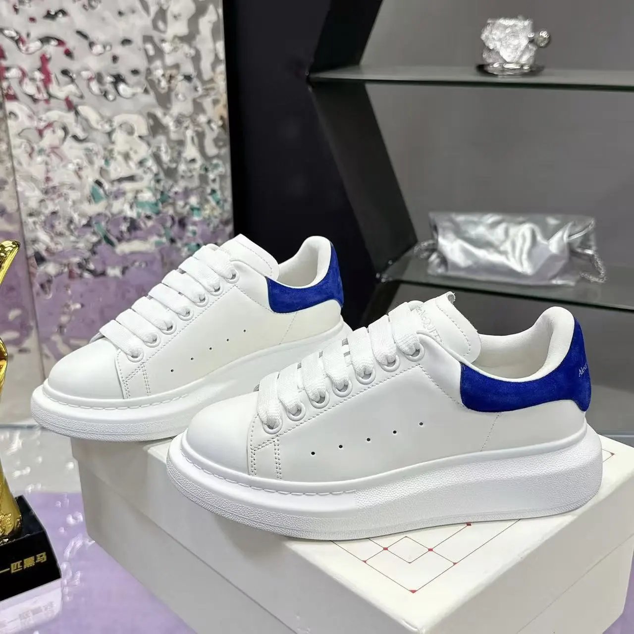 White Chunky Dad Shoe photo 4