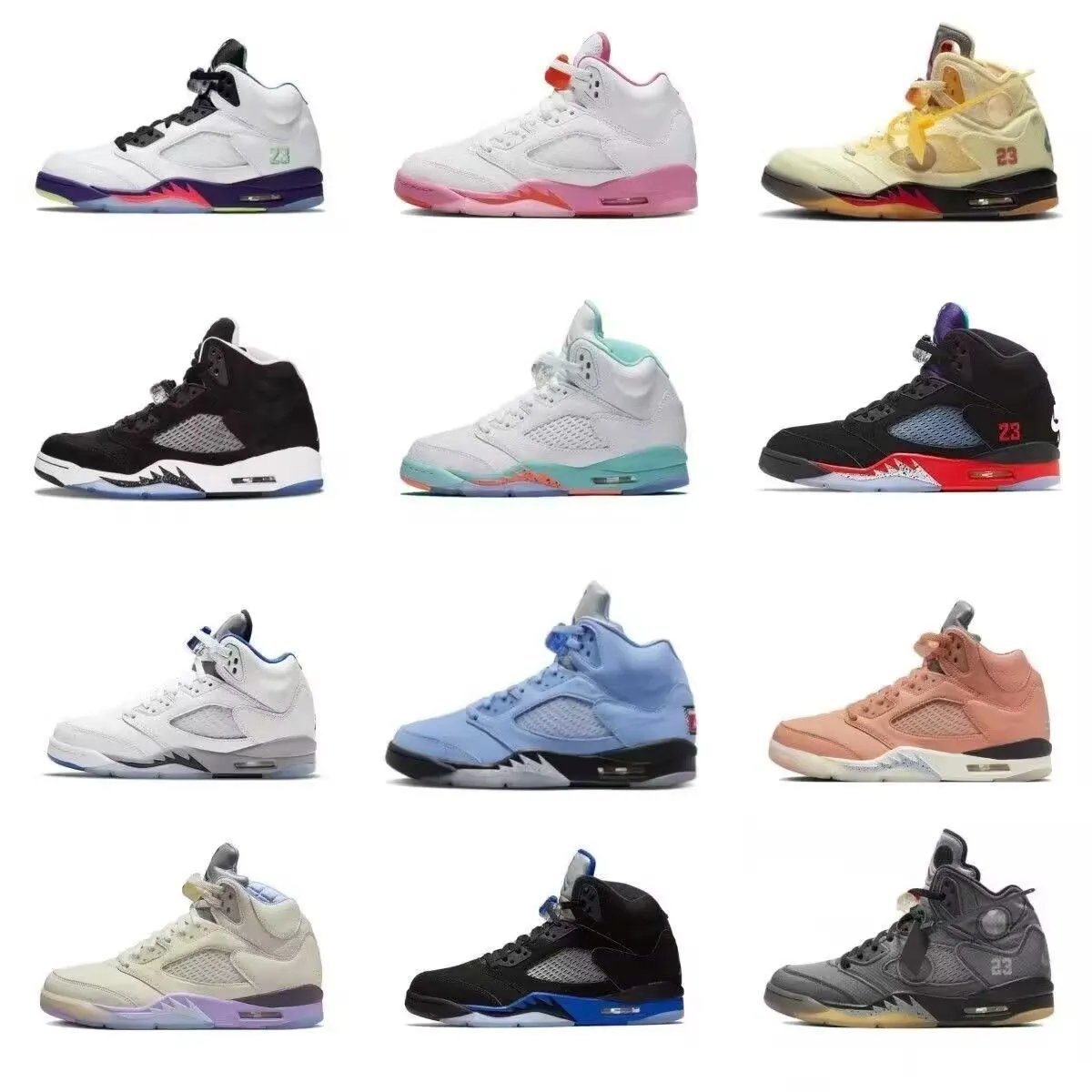 Men's Air Jordan 5 High-Top Basketball Shoes (WhatsApp +86 158 9205 5479)