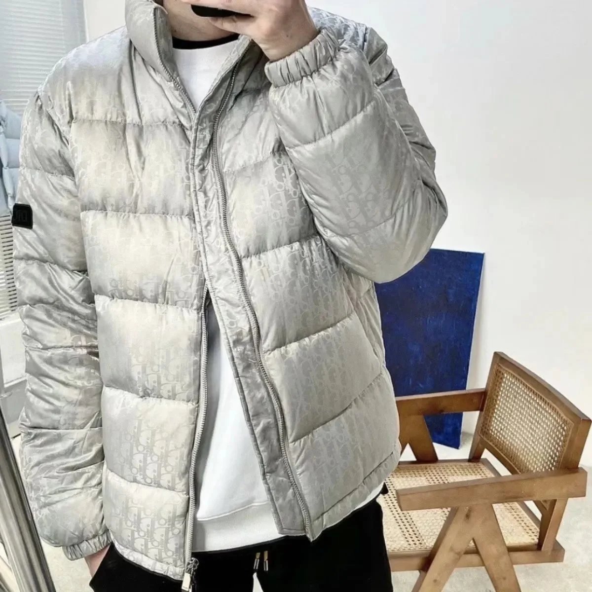 CD Letter Logo Down Jacket