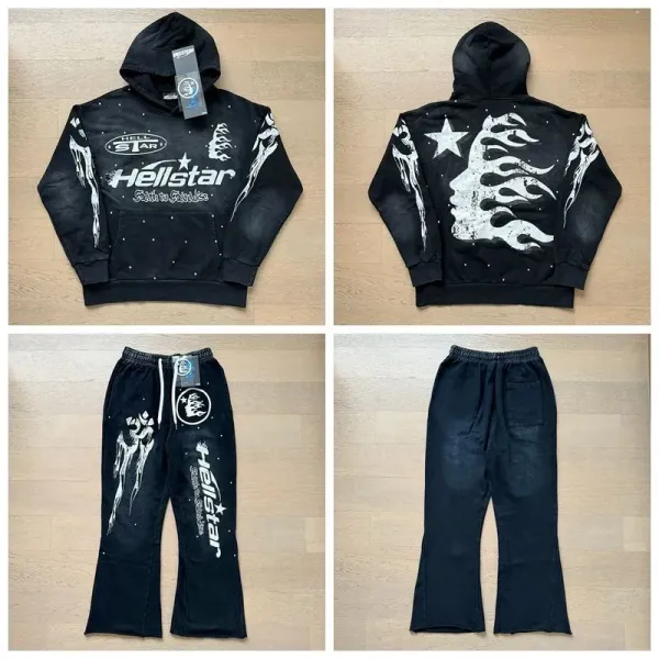 Reebok x No Guts No Glory Distressed Black Sweatpants - 31
